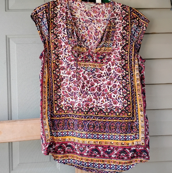 Lucky Brand sleeveless blouse - Picture 1 of 4